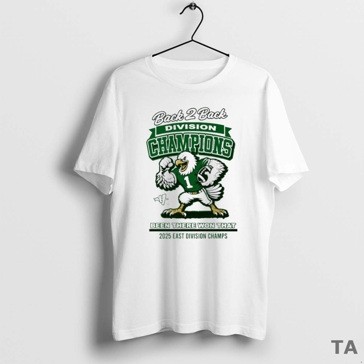 Top Philadelphia Eagles Back 2 Back Division Champions Been There Won That T Shirt Sweater
