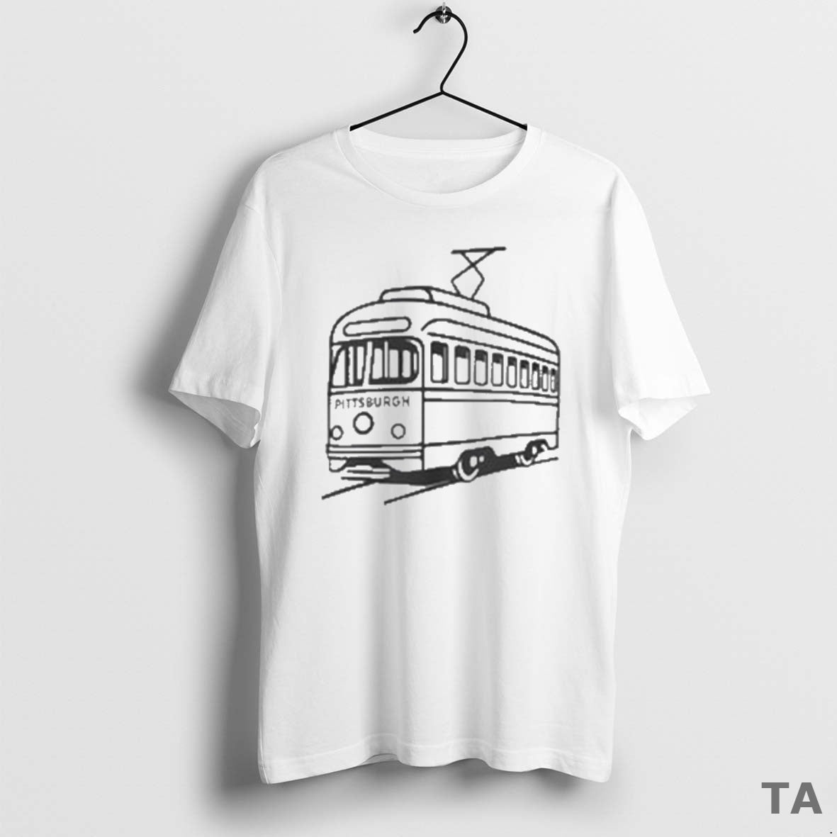 Top Pittsburgh Trolley Heavy Blend T Shirt Sweater