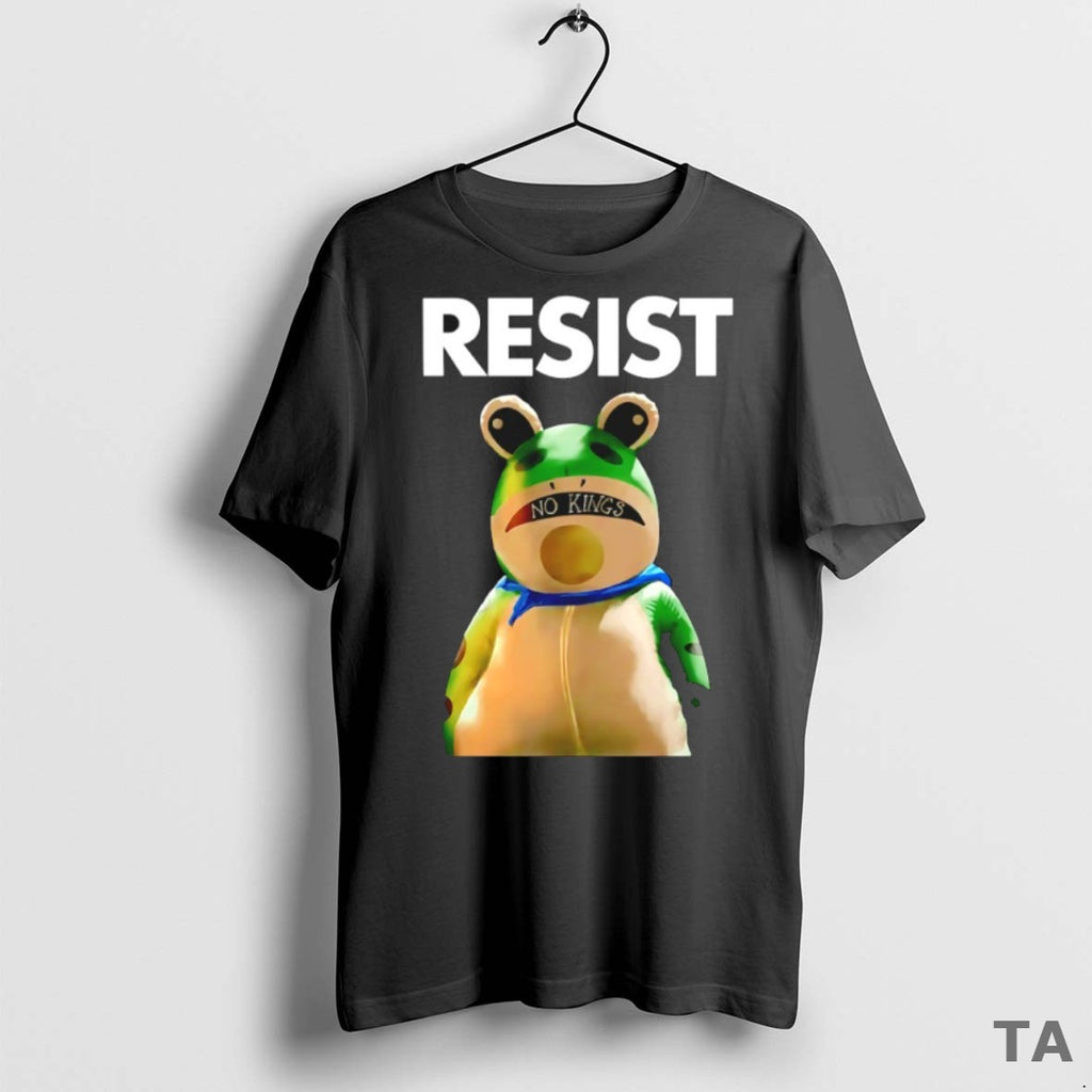 Top Portland Frog Resist No Kings T Shirt Sweater