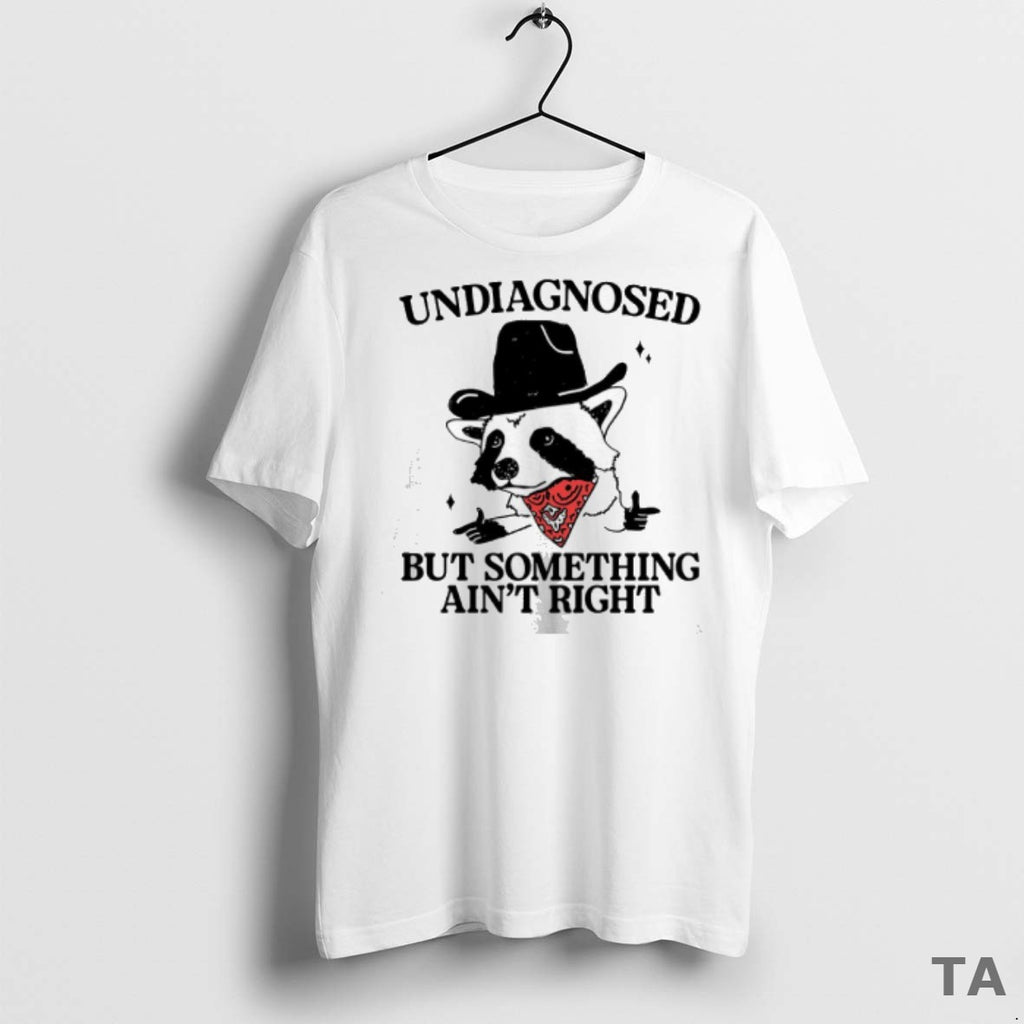 Top Raccoon Undiagnosed But Something Aint Right T Shirt Sweater