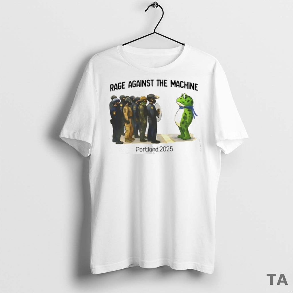 Top Rage Against The Machine Portland Frog 2025 T Shirt Sweater