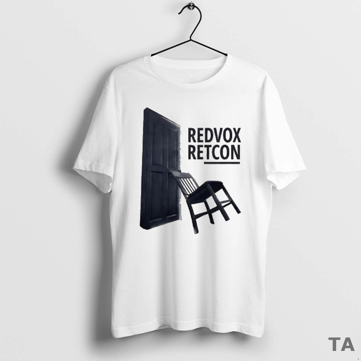 Top Redvox Tetcon Album Chair Blocking The Door Art T Shirt Sweater
