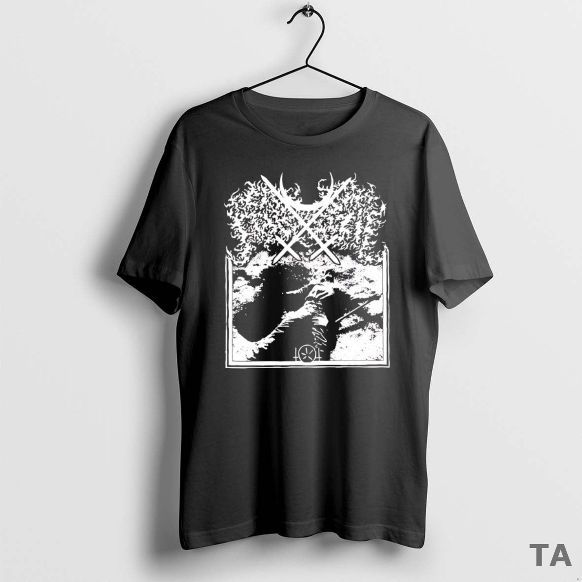 Top Regulation Podcast Black Metal T Shirt Sweater