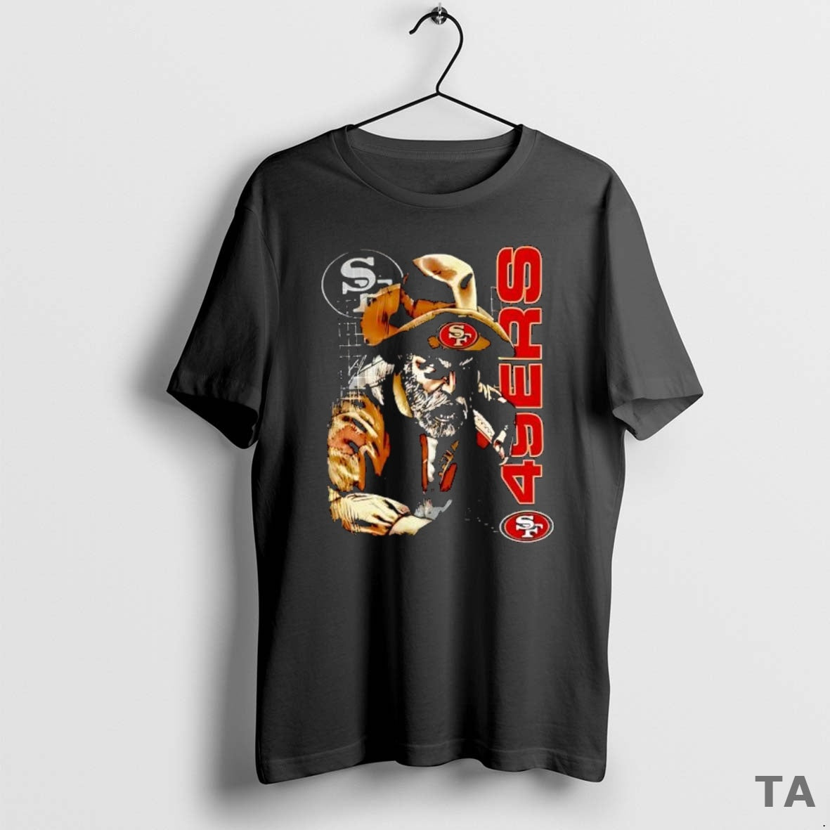 Top San Francisco 49ers Mascot Gold Miner Retro T Shirt Sweater