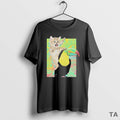 Top Tabby Cat Riding Toucans Animal Funny T Shirt Sweater