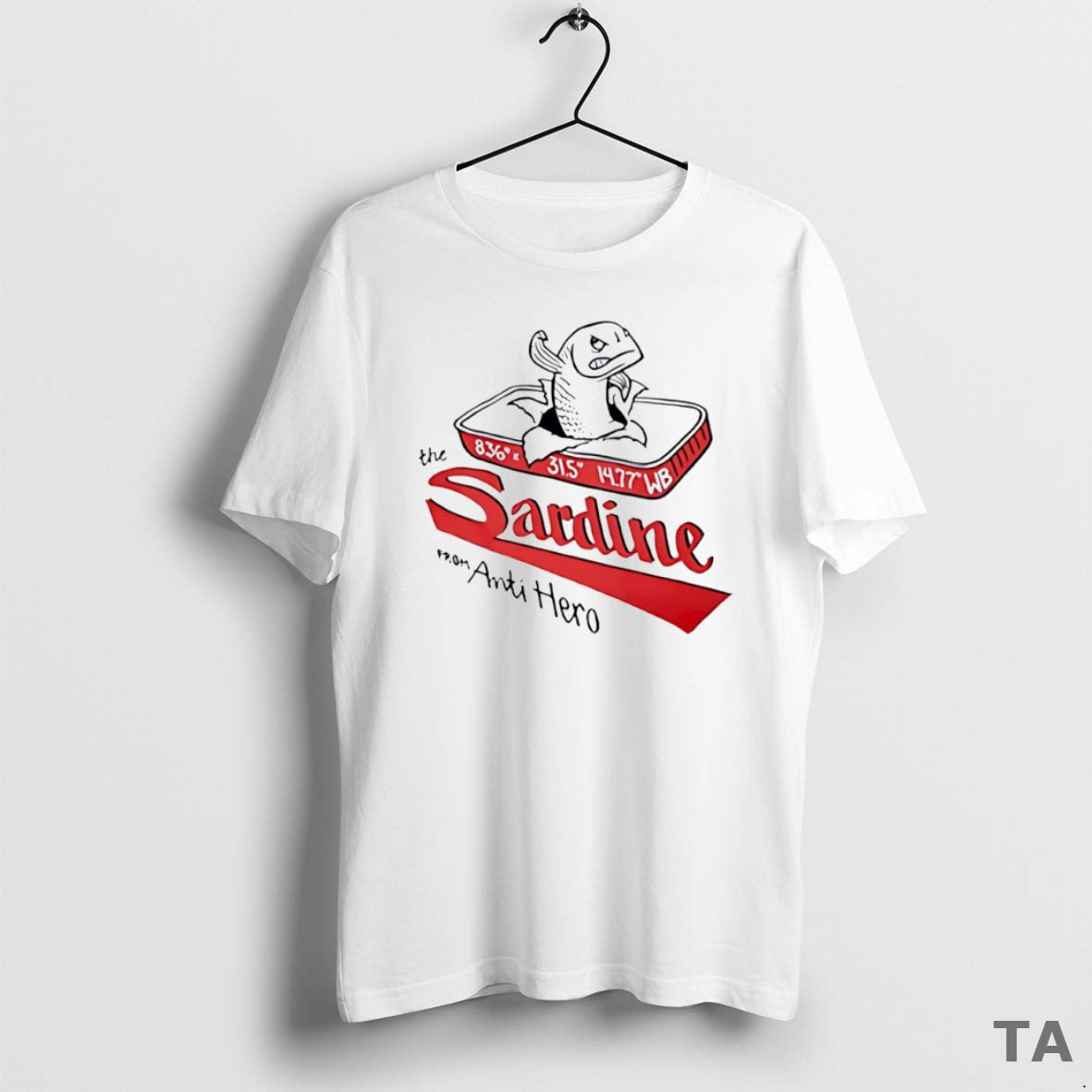 Top The Sardine From Anti Hero Circle T Shirt Sweater
