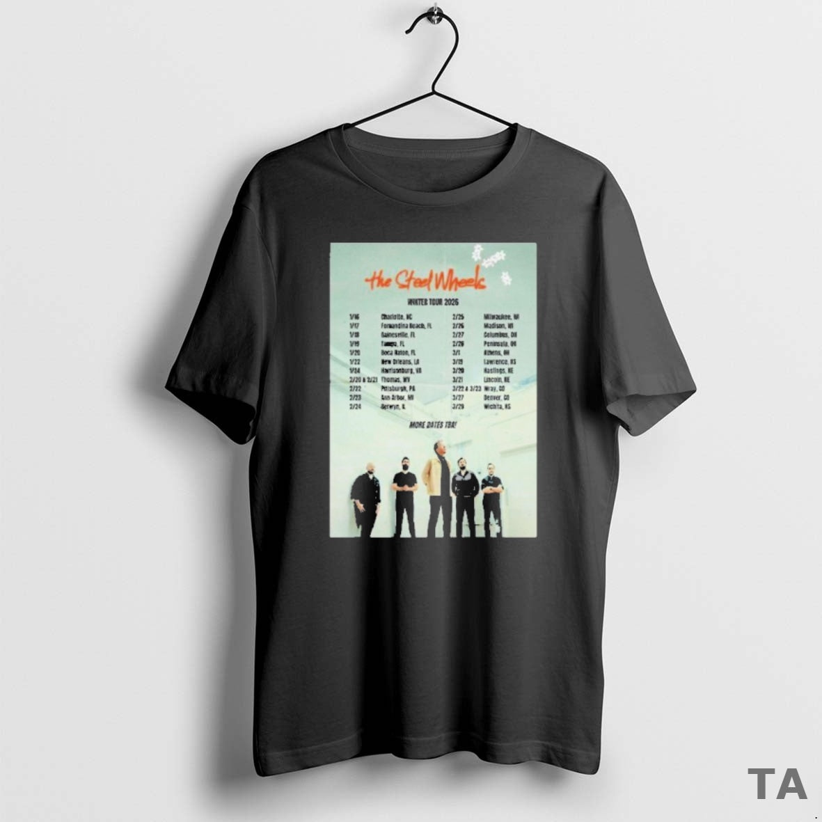 Top The Steel Wheels Winter Tour 2026 Dates T Shirt Sweater