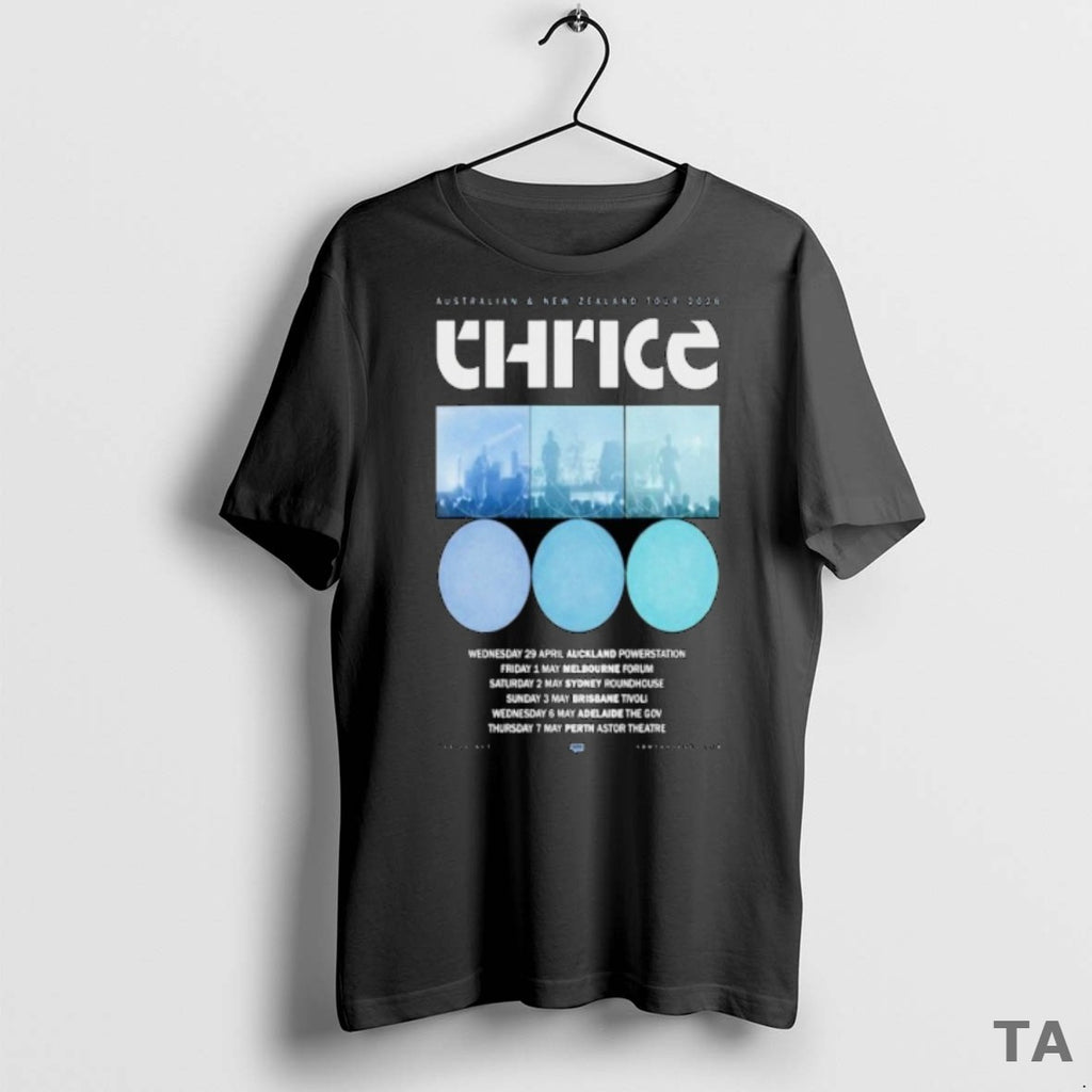 Top Thrice Australia And New Zealand Tour 2026 T Shirt Sweater