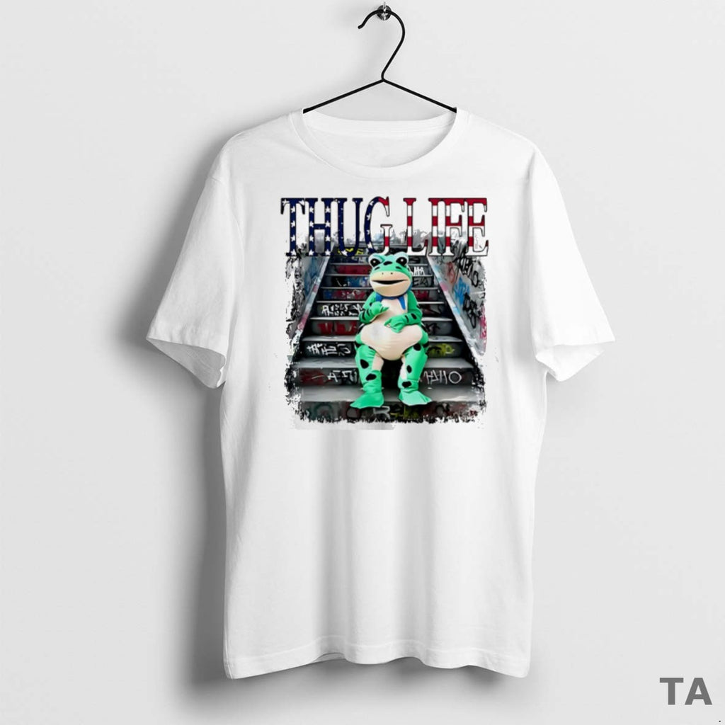 Top Thug Life Portland Frog Protest T Shirt Sweater