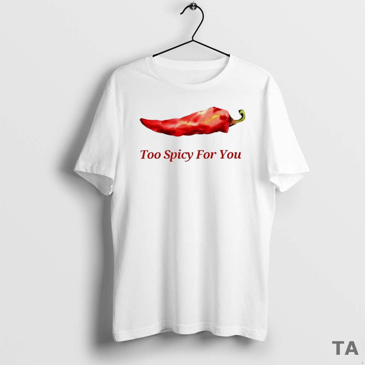 Top Too Spicy For You Chili Circle T Shirt Sweater