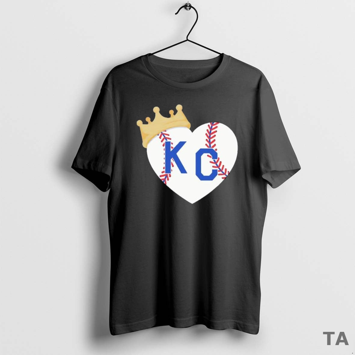 Top Top Royals Literacy League Kc Heart T Shirt Sweater