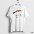 Top Unicorn With Rainbow Sketch T Shirt Sweater