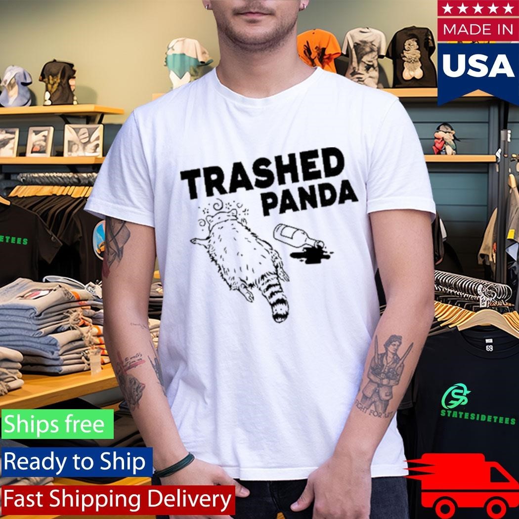 Trashed Panda Racoon Shirt Unisex , , , Long Sleeve Tee