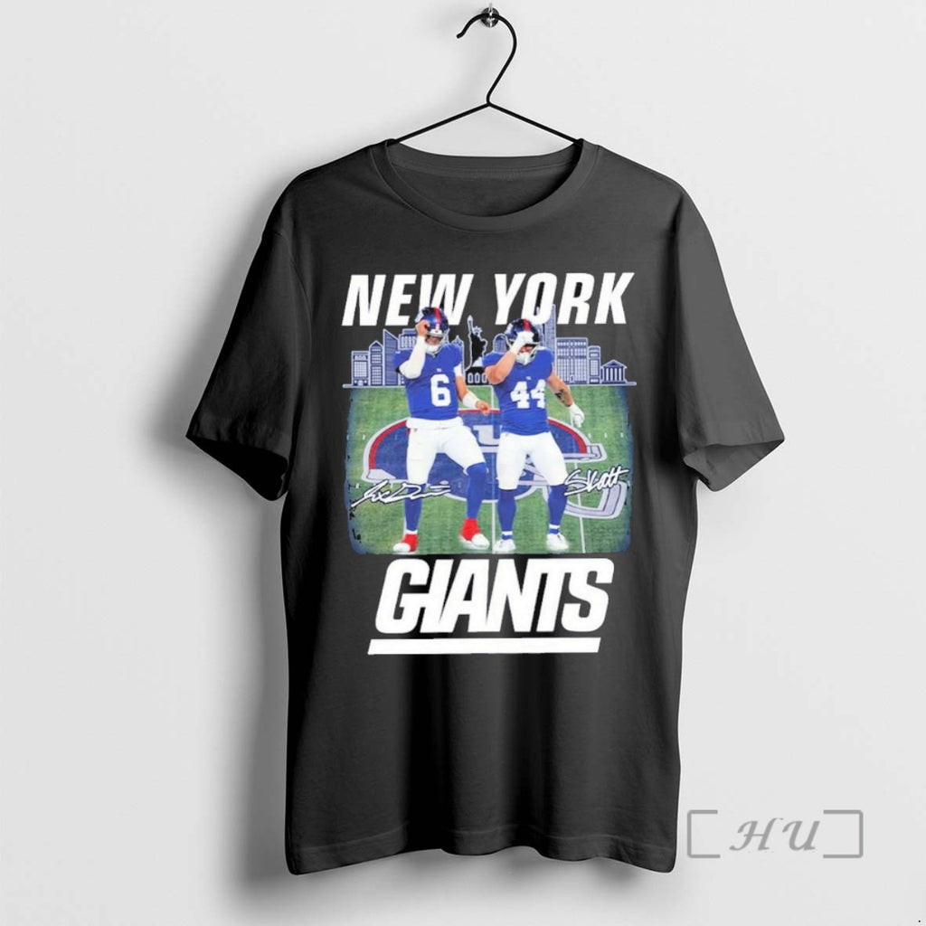 Trending Giants Jaxson Dart Cam Skattebo Skattebros Tee Shirt Sweater