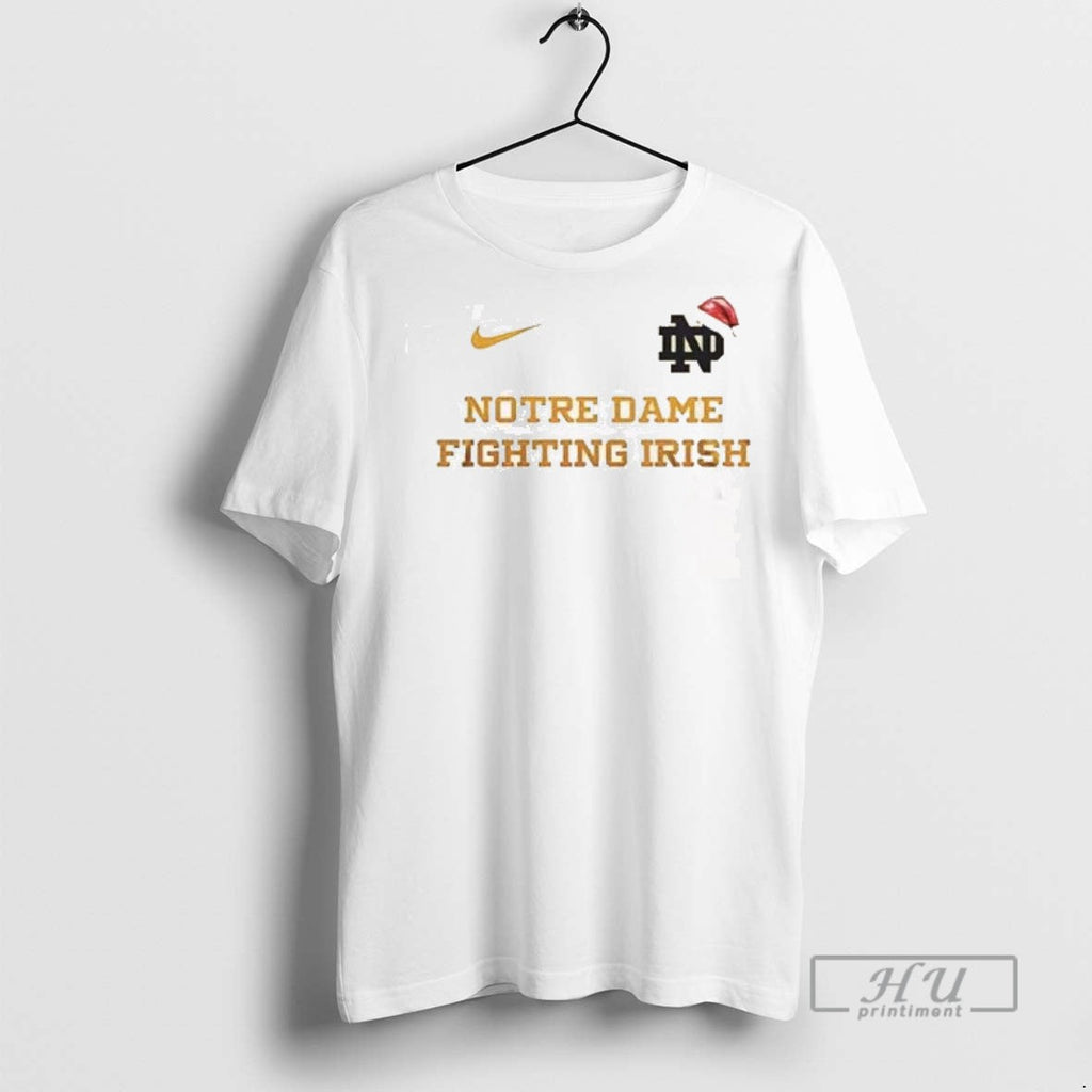 Trending Notre Dame Fighting Irish Merry Christmas 2 Sided T Shirt Unisex , , , Long Sleeve Tee