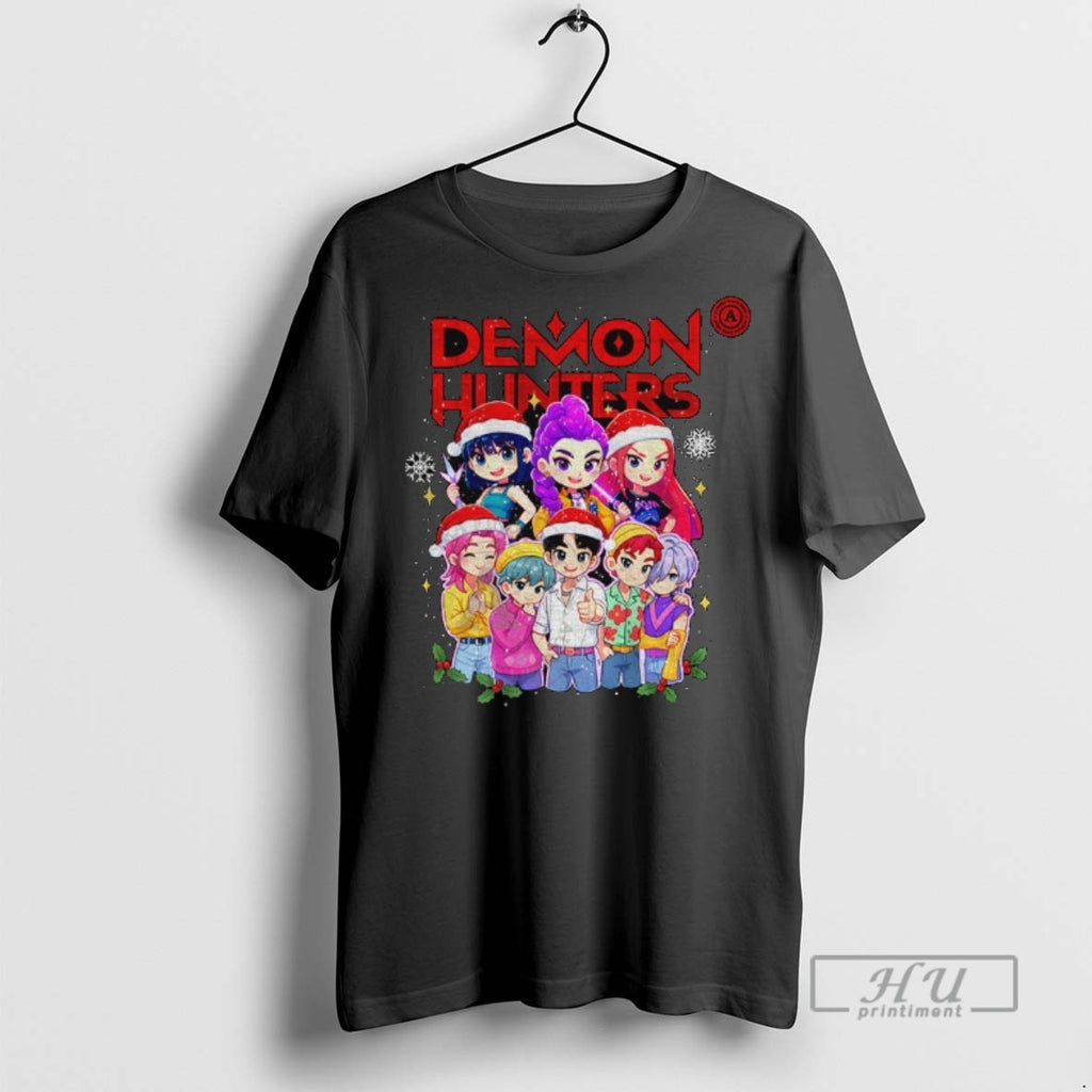 Trending Officials Kpop Demon Hunters Saja Boys Xmas Huntrix Christmas T Shirt Sweatshirt Hoodies