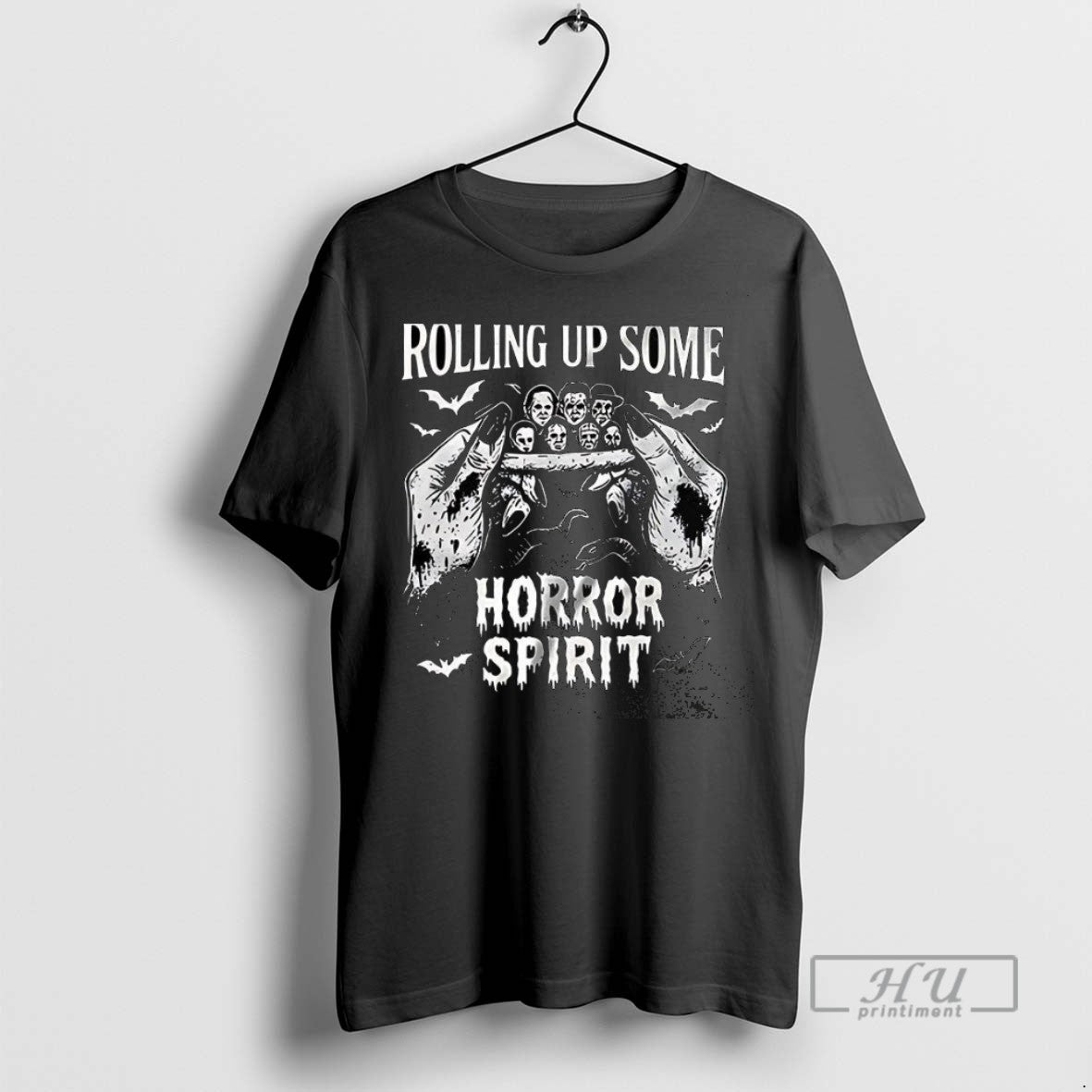Trending Rolling Up Some Horror Spirit Halloween Characrters T Shirt Unisex , , , Long Sleeve Tee