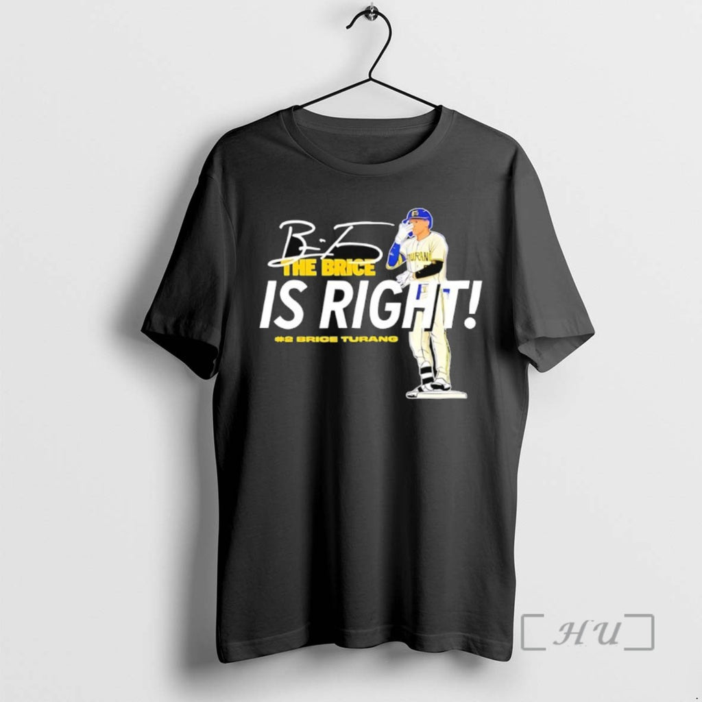 Trending The Brice Is Right Milwaukee Brewers Baseball Hash 2 Brice Turang Signature