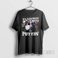 Trending Vladimir Puttin Putin Playing Golf Flag Satirical T Shirt Unisex , , , Long Sleeve Tee