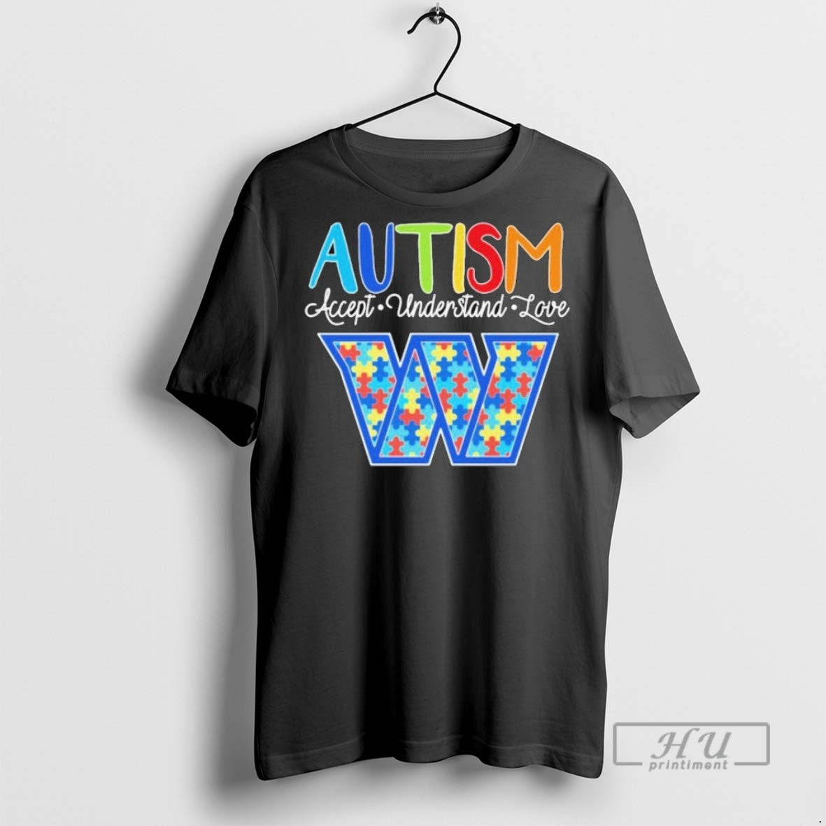Trending Washington Commanders Autism Accept Understand Love T Shirt Unisex , , , Long Sleeve Tee