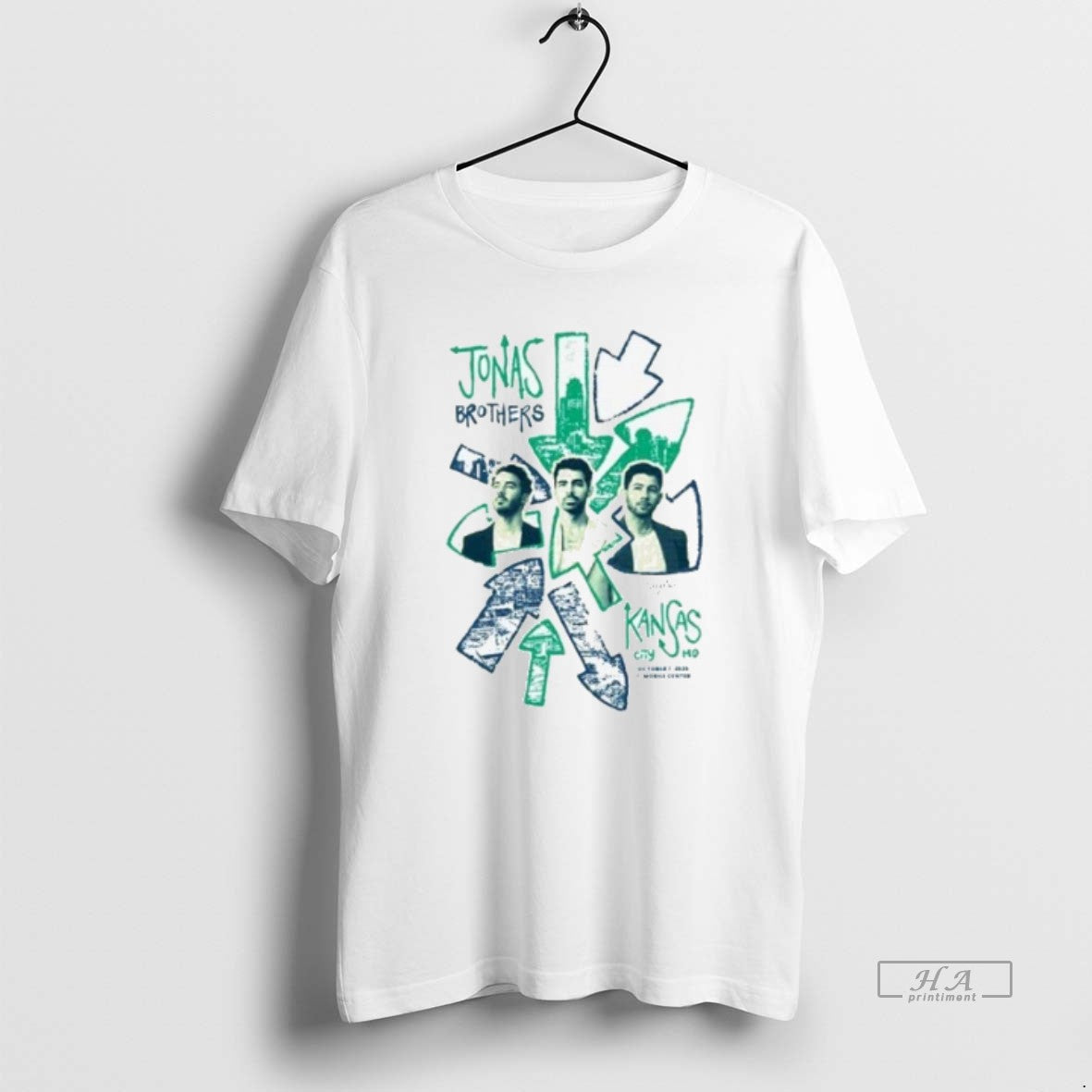 Trendy Jonas Brothers October 7 2025 T Mobile Center Kansas City Mo Event Unisex , , , Long Sleeve Tee