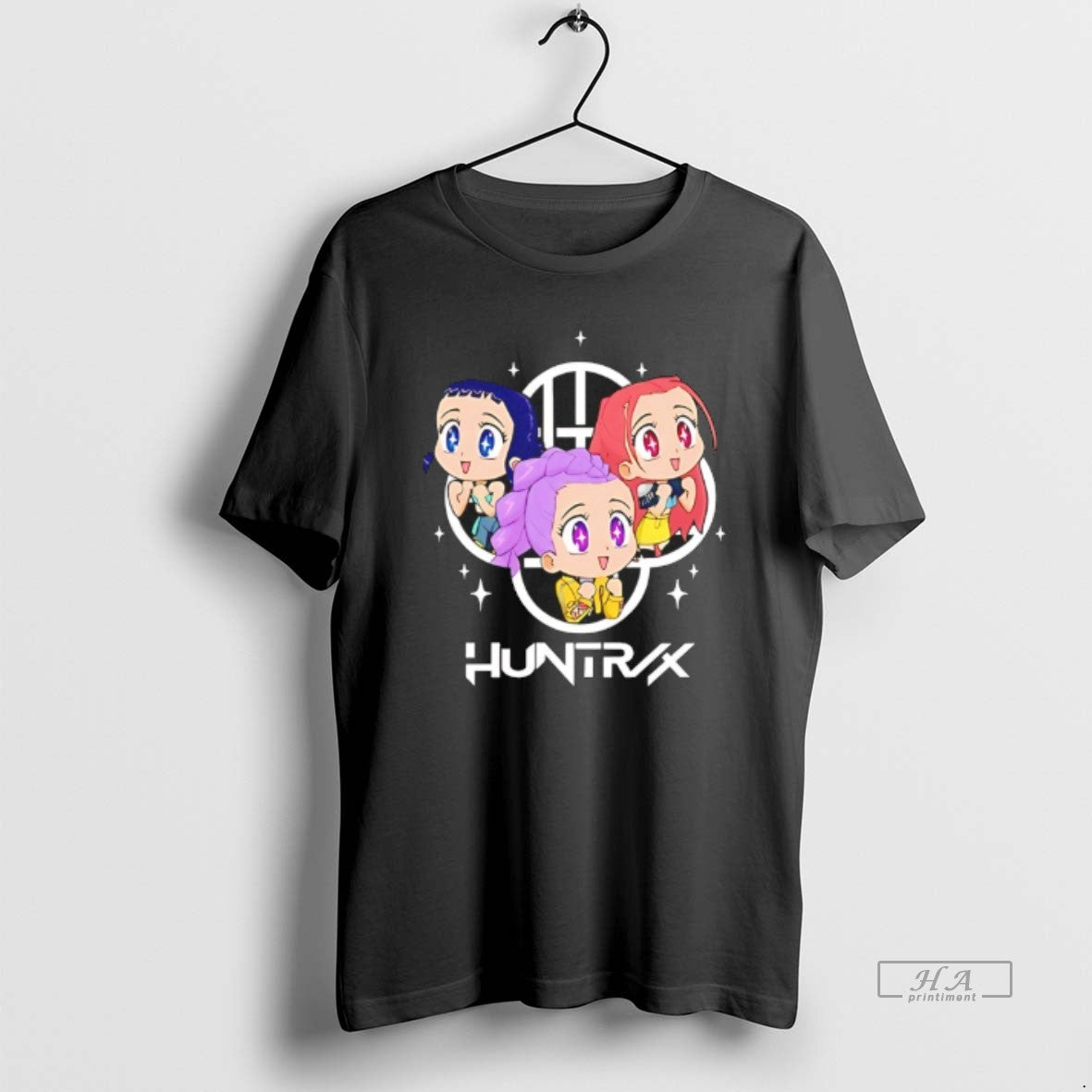 Trendy Kpop Demon Hunters Cartoon Unisex , , , Long Sleeve Tee