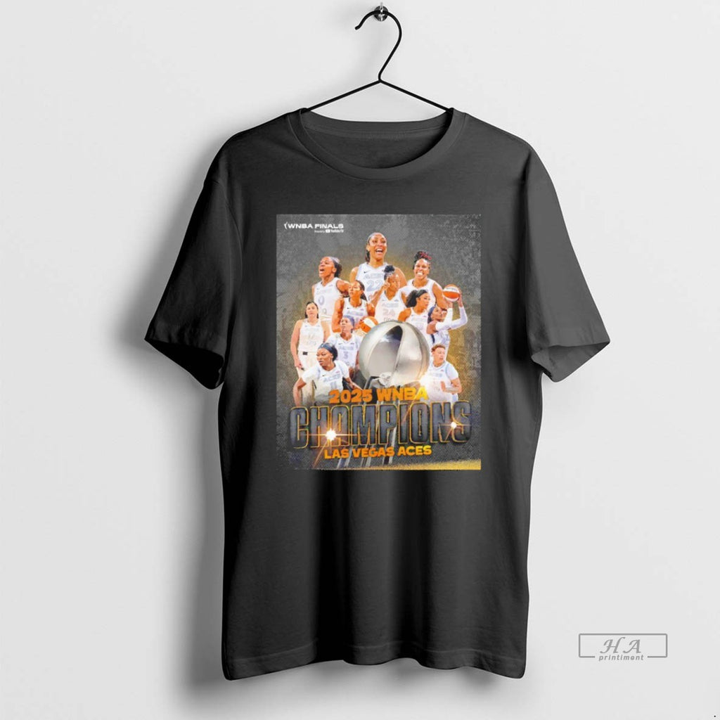 Trendy Las Vegas Aces 2025 Wnba Finals Champions Player Team Blackshirt