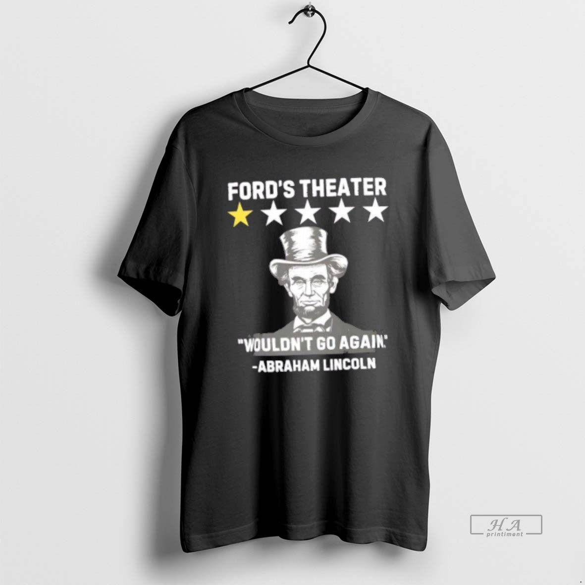 Trendy Lincoln Fords Theatre One Star Review Unisex , , , Long Sleeve Tee