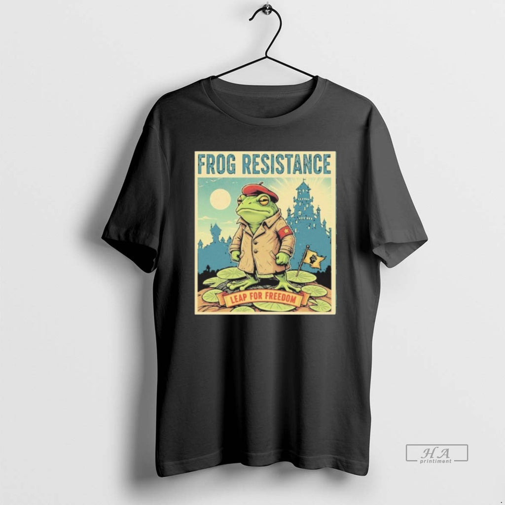 Trendy Portland Frog Resistance Leap For Freedom