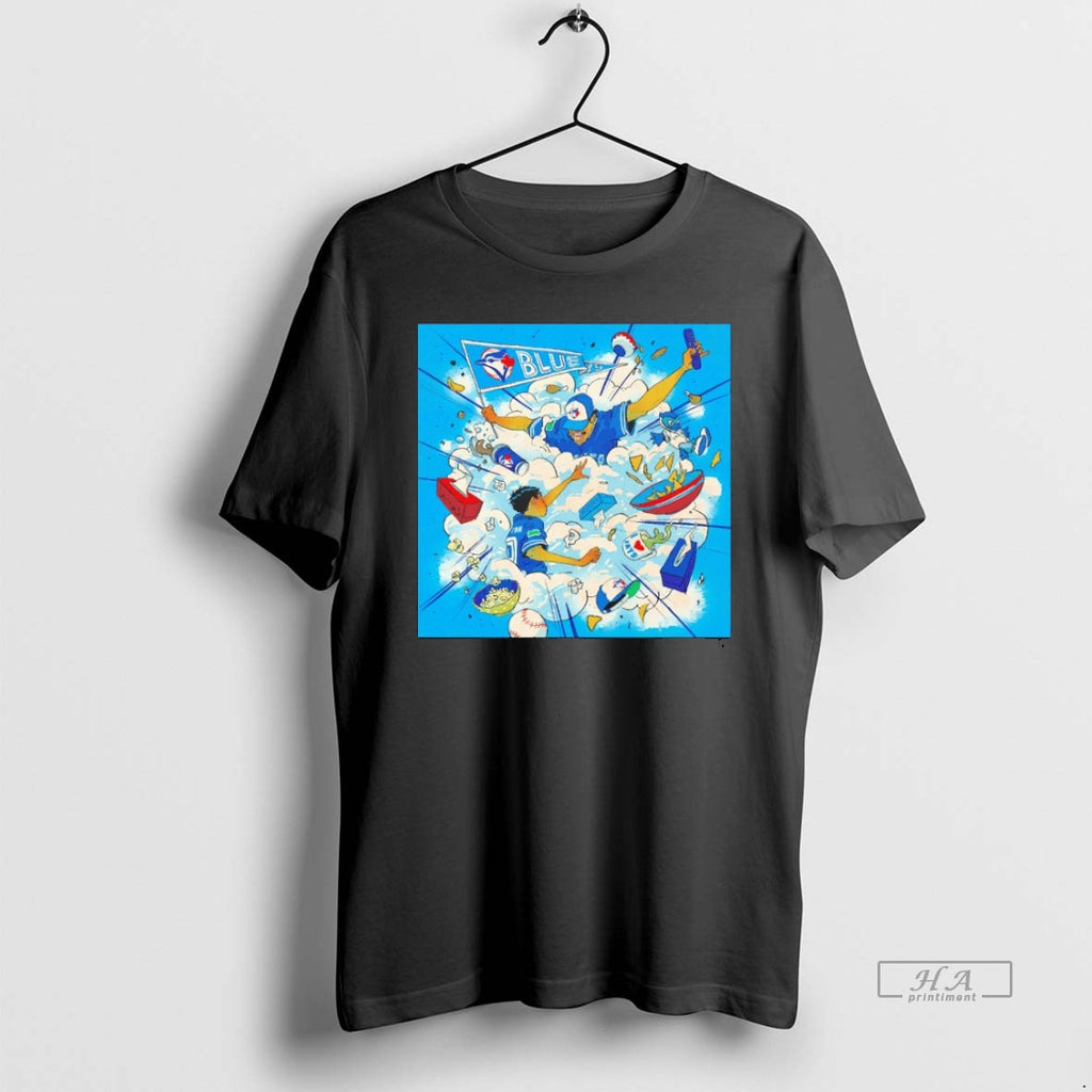 Trendy Toronto Blue Jays Baseball Game Day Vibes Blackshirt