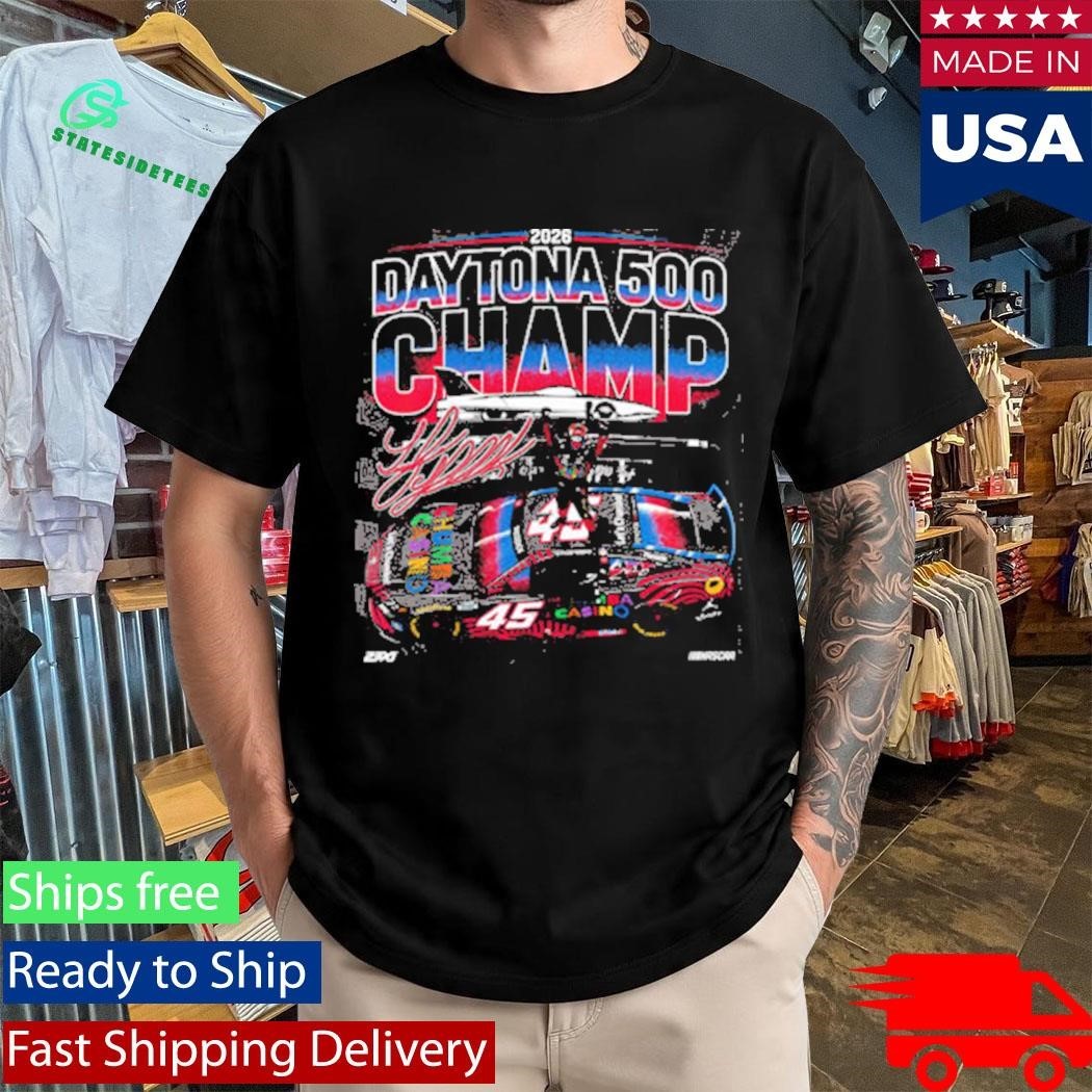 Tyler Reddick Daytona 500 Champion 2026 NASCAR Shirt Unisex , , , Long Sleeve Tee