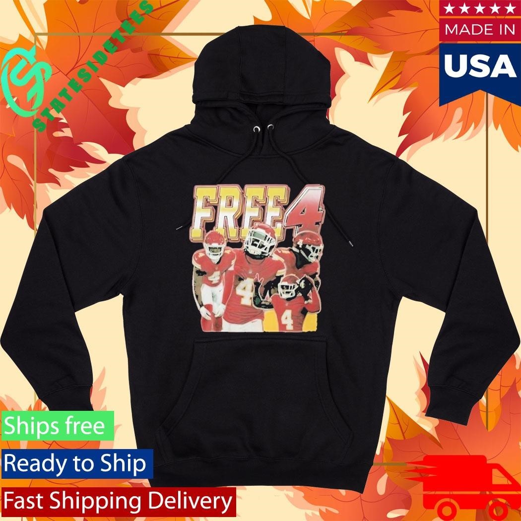 Tyquan Thornton And Rashee Rice Free Number 4 Shirt Unisex , , , Long Sleeve Tee