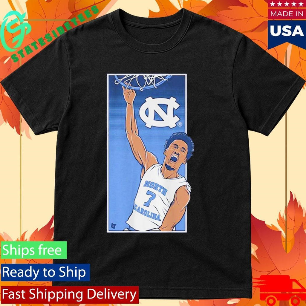 UNC Basketball Seth Trimble Signature Slam Shirt Unisex , , , Long Sleeve Tee