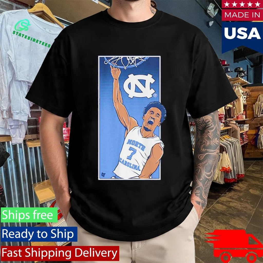 UNC Basketball Seth Trimble Signature Slam Shirt Unisex , , , Long Sleeve Tee