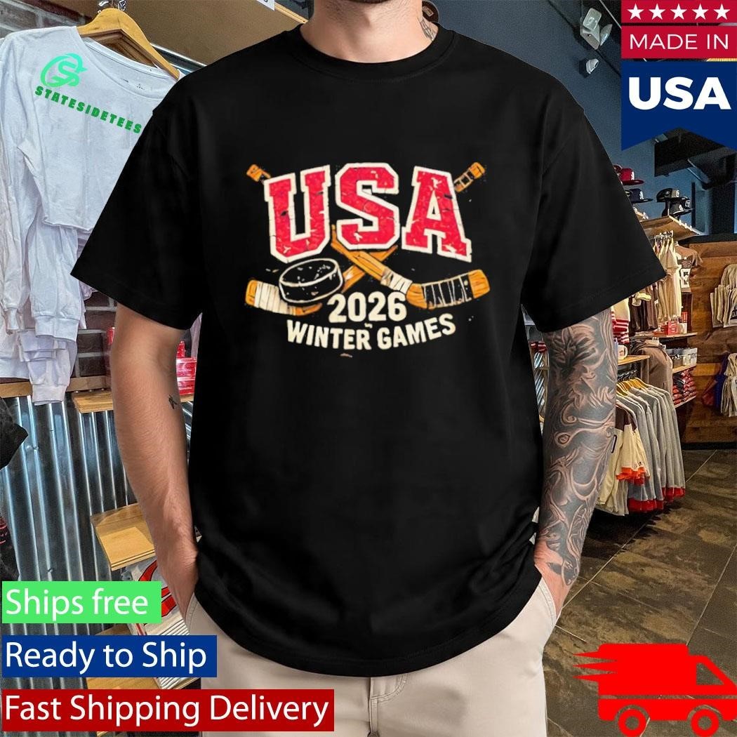 USA Hockey 2026 Winter Games Unisex , , , Long Sleeve Tee