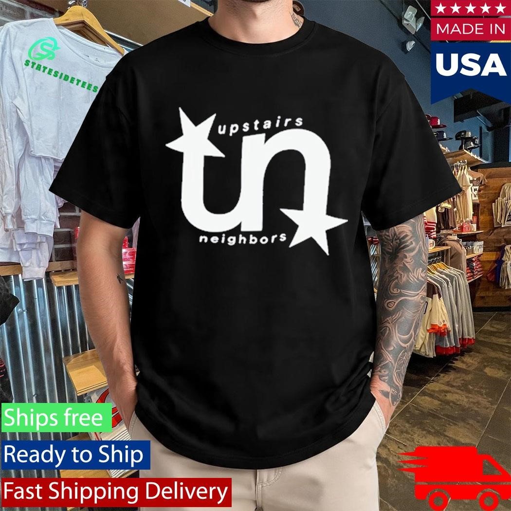 Upstairs Neighbors Black Logo Shirt Unisex , , , Long Sleeve Tee
