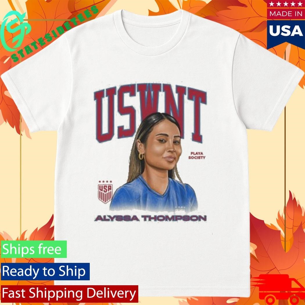 Uswnt Playa Society Alyssa Thompson Shirt Unisex , , , Long Sleeve Tee