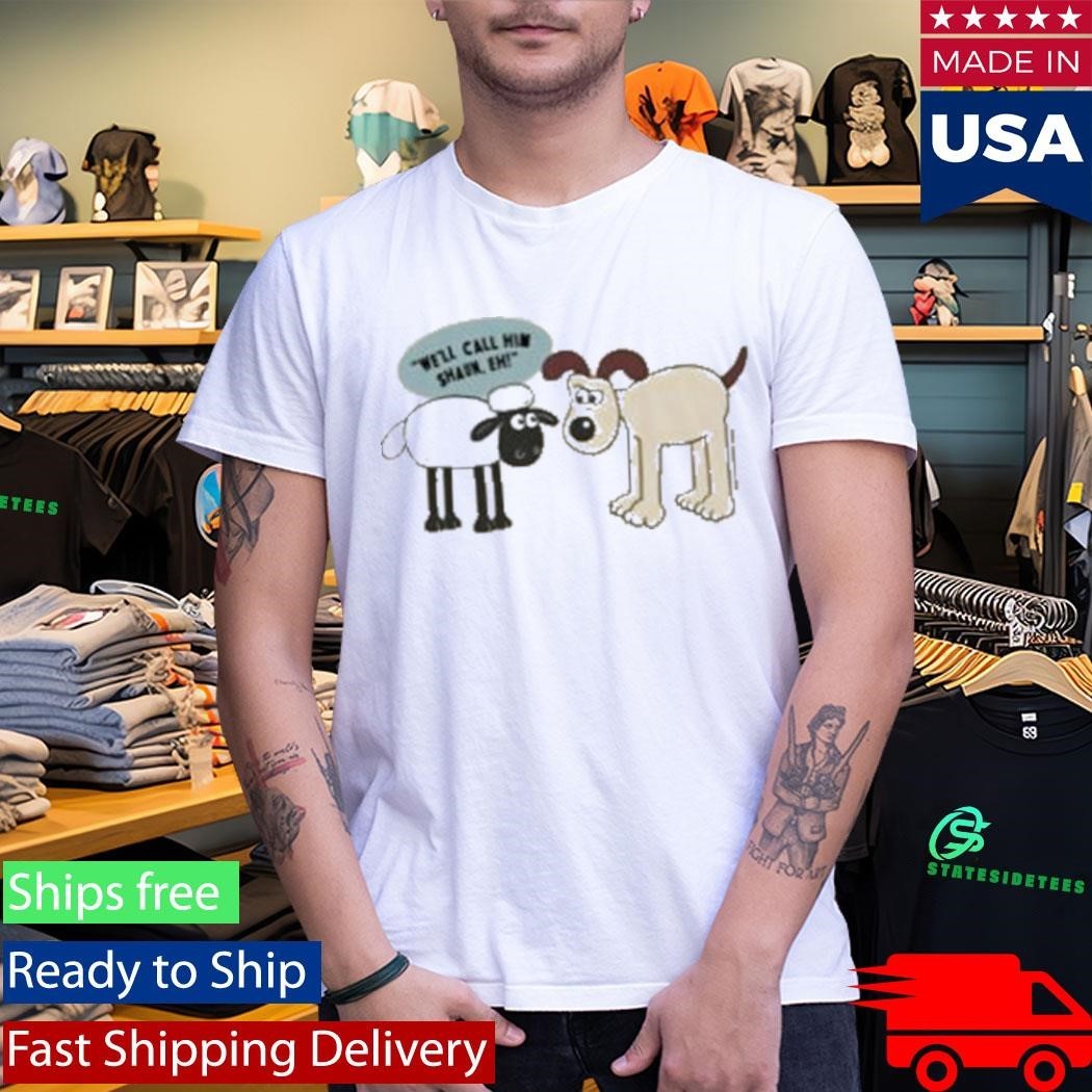 Wallace And Gromit Gromit Meets Shaun Shirt Unisex , , , Long Sleeve Tee