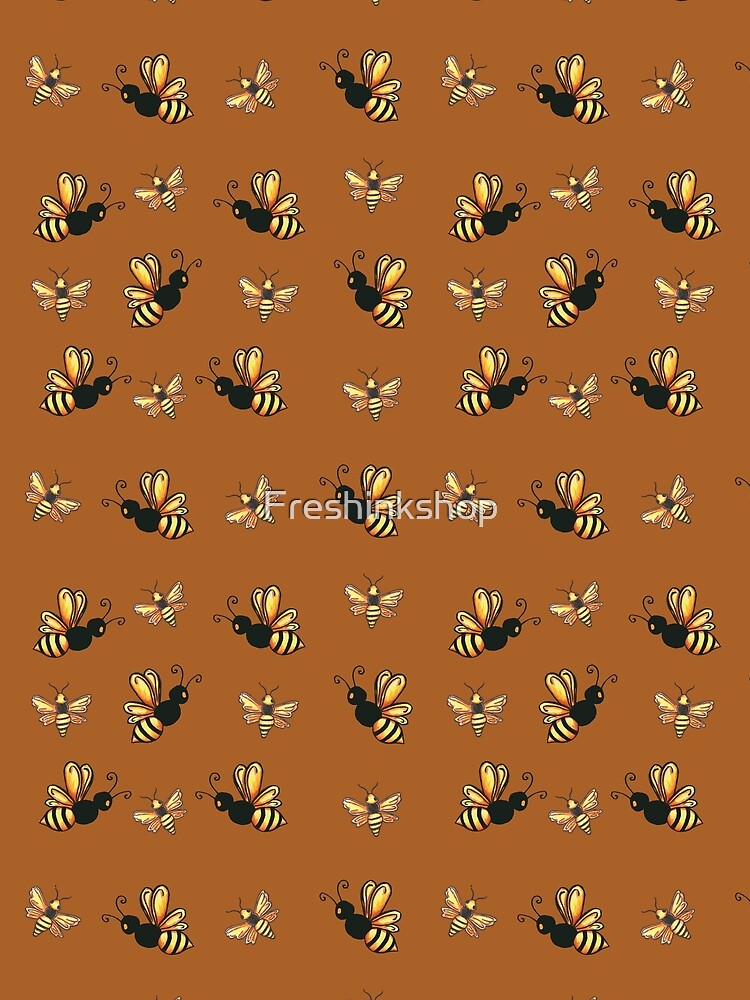 Bees, Bees, and more Bees Sienna by Freshinkshop
