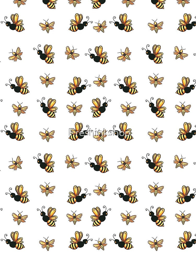 Bees, Bees, and more Bees by Freshinkshop