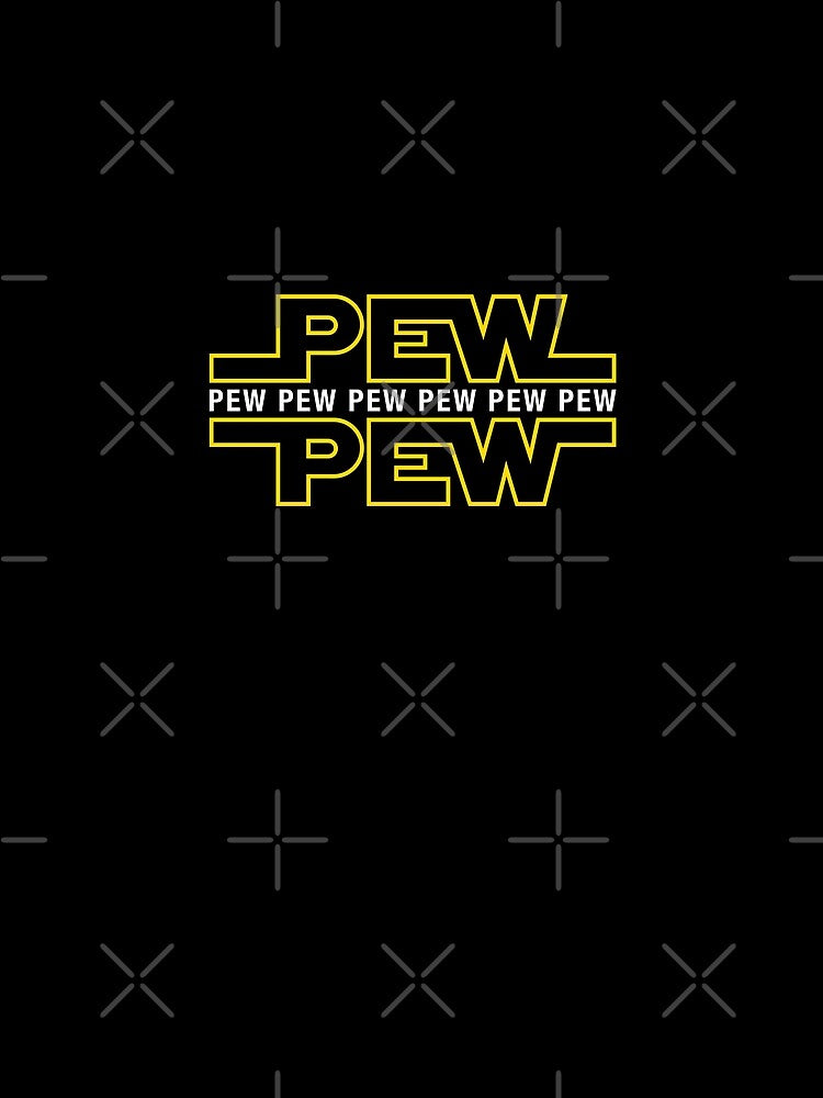 Pew Pew Pew by Candywrap Studio