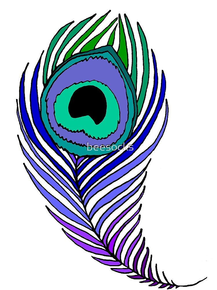 Peacock feather by beesocks