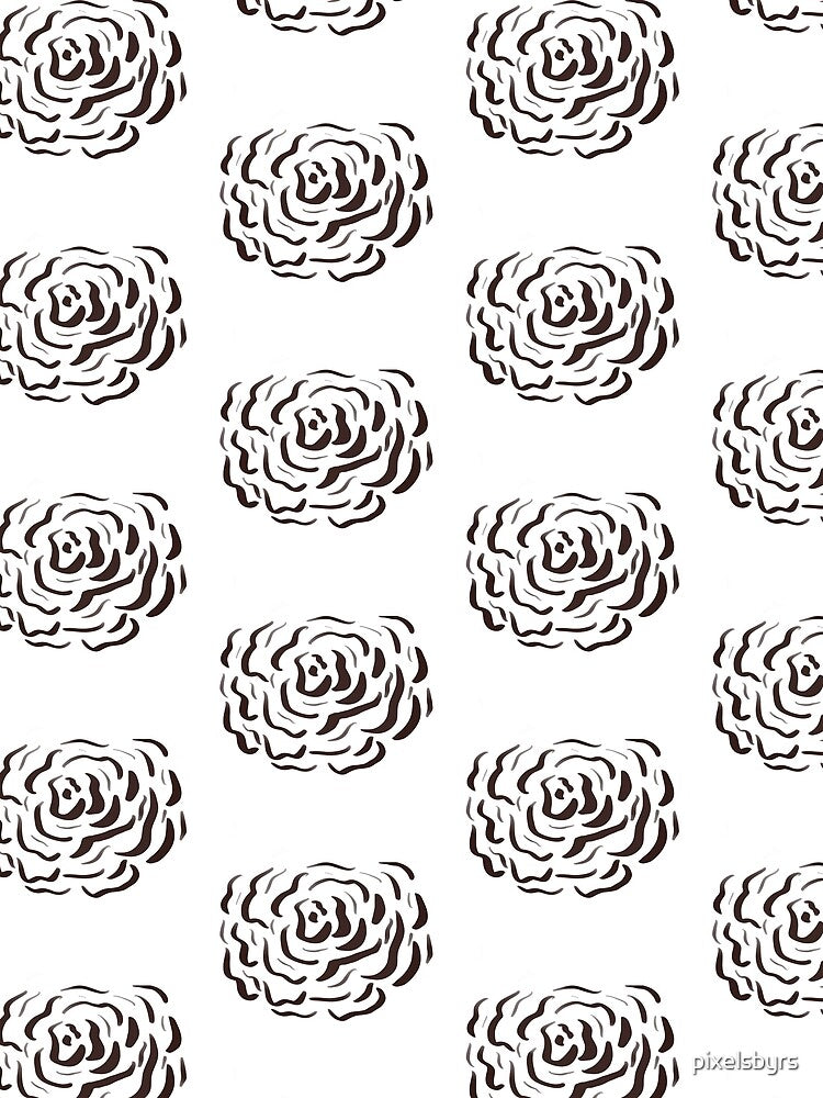 Minimal Line Rose by pixelsbyrs
