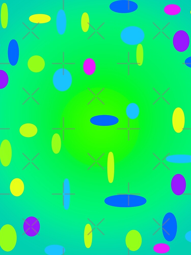 Gradient Polka Dots by Minerva Etchison