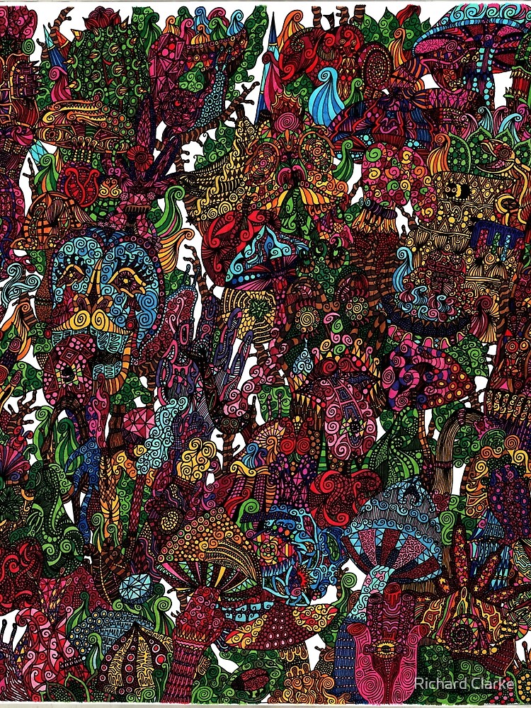 Psychedelic Cartoon by TehScudworth