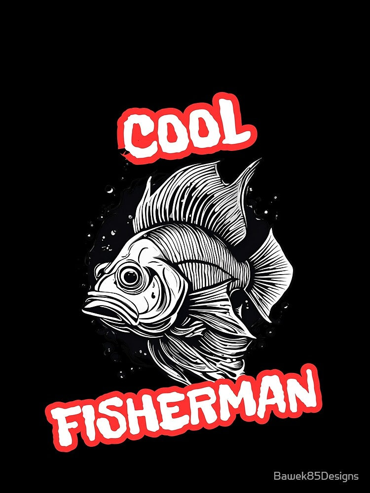 Cool Fisherman funny gift for Fishermans by Bawek85Designs