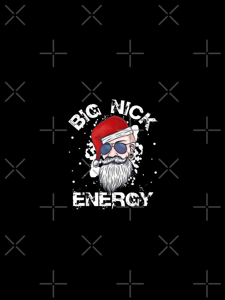 Big Nick Energy Santa Christmas Big Nick Energy Big Nick by sandrahofer-art