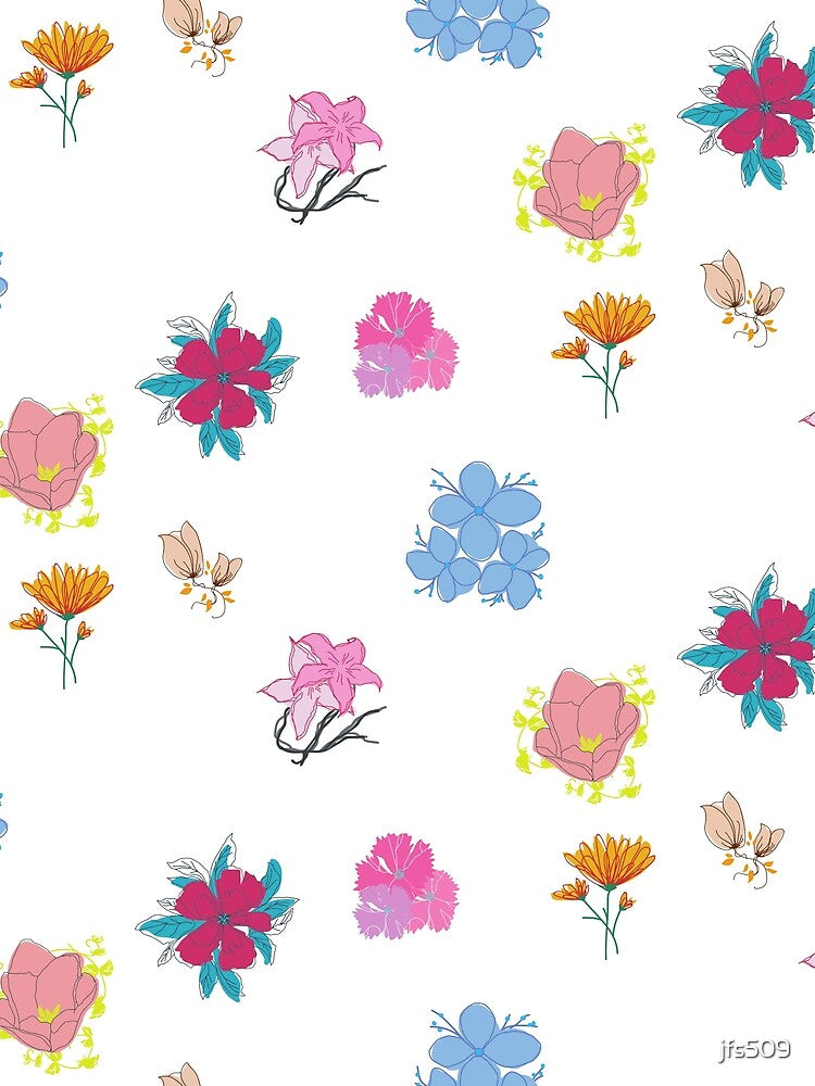 Hand-drawn Flowers by jfs509