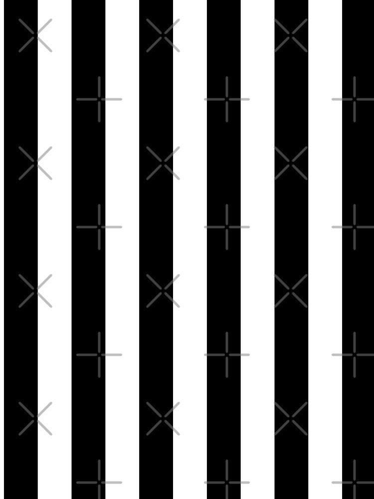 Black and White Vertical Stripes by starrylite