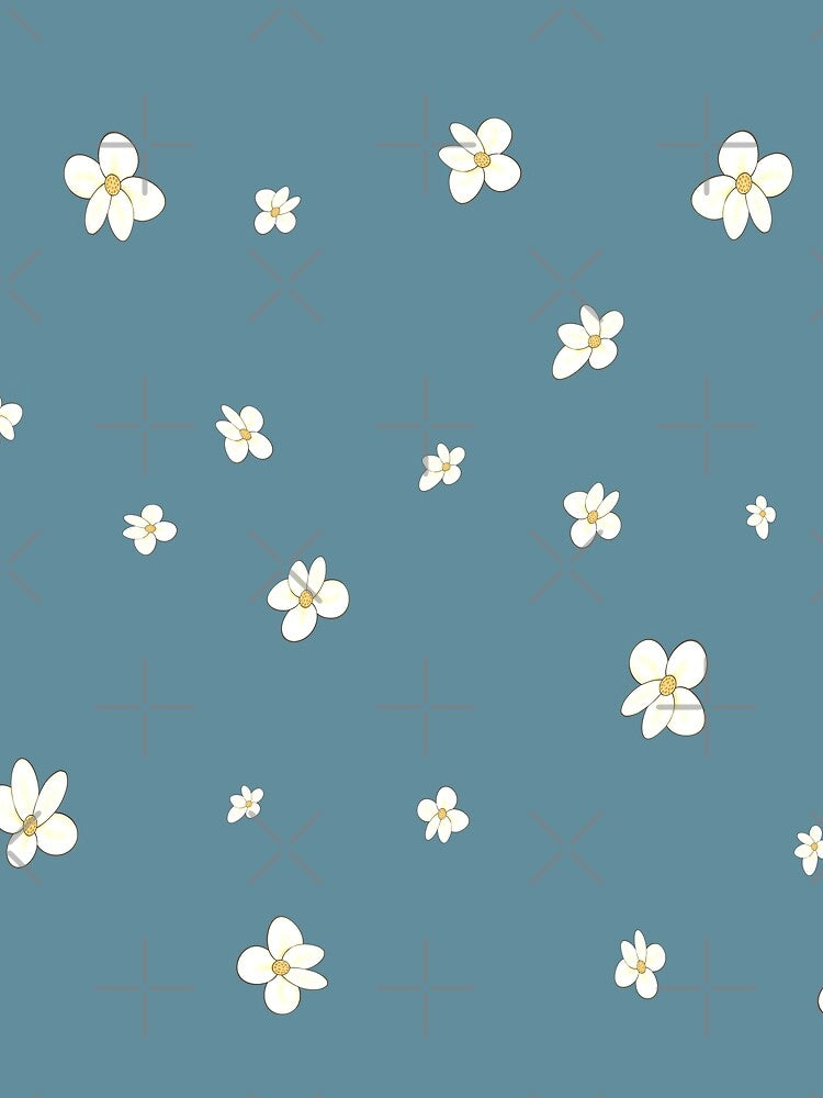 White mini flower pattern l Accessories with floral pattern l Cute flowers - flower design by MissDubehs